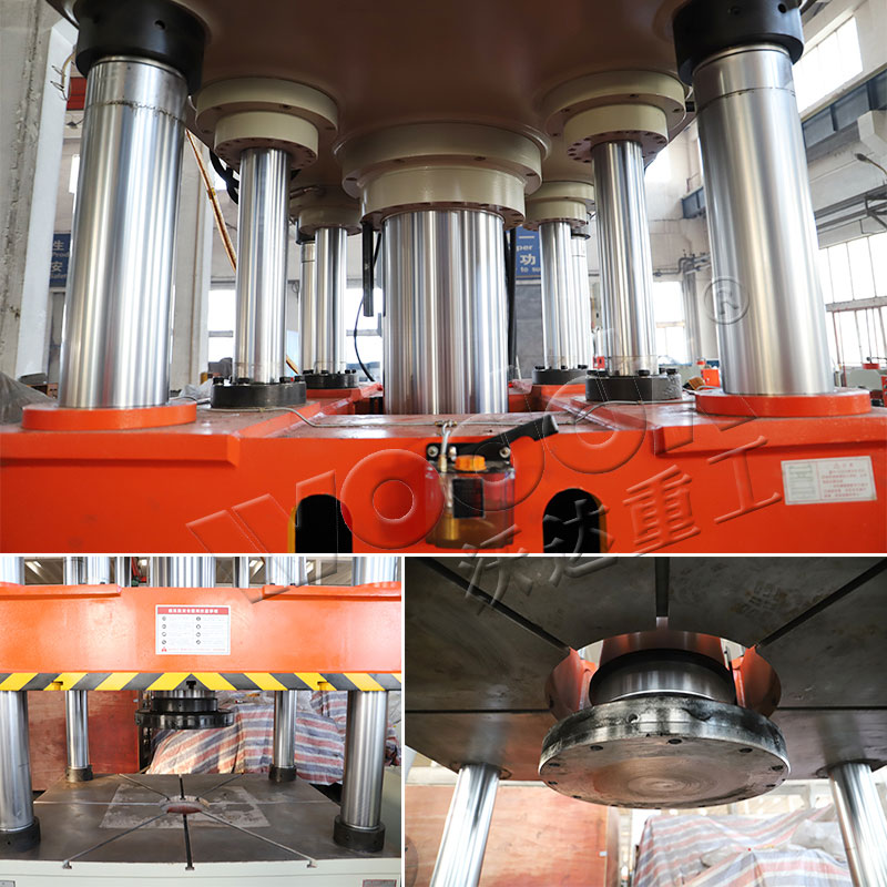 315噸封頭拉伸成型液壓機細節