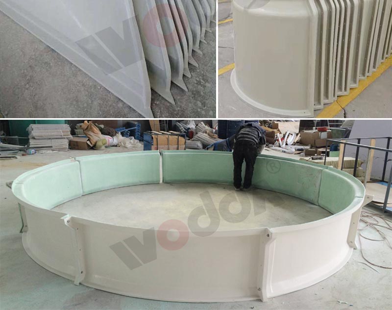 玻璃鋼模壓冷卻塔風筒 玻璃鋼模壓冷卻塔風筒